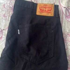 512 Levis black soft Jean 34 x 30